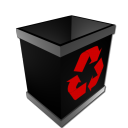 Black Apple System Icon 05